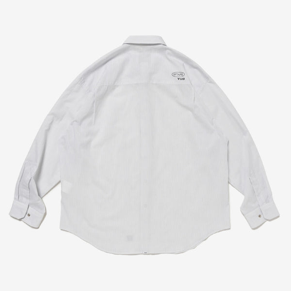 【WTAPS|ダブルタップス】REPO 02 / LS / COTTON. BROADCLOTH. TEXTILE (WHITE)