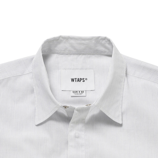 【WTAPS|ダブルタップス】REPO 02 / LS / COTTON. BROADCLOTH. TEXTILE (WHITE)
