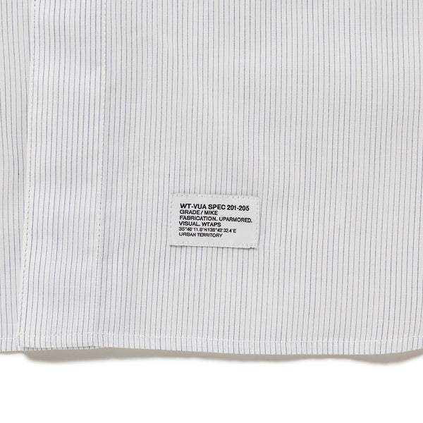 【WTAPS|ダブルタップス】REPO 02 / LS / COTTON. BROADCLOTH. TEXTILE (WHITE)