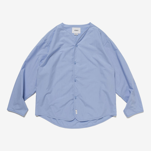【WTAPS|ダブルタップス】SCOUT 01 / LS / COTTON. BROADCLOTH/スカウト01 / LS / コットンブロードクロス  (BLACK, BLUE)