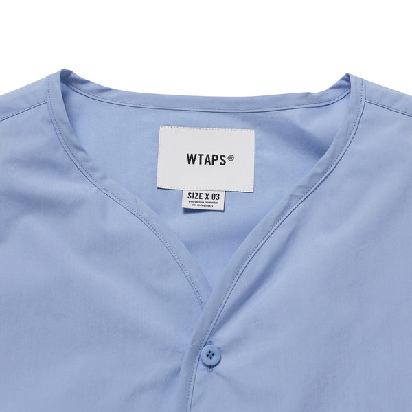 【WTAPS|ダブルタップス】SCOUT 01 / LS / COTTON. BROADCLOTH/スカウト01 / LS / コットンブロードクロス  (BLACK, BLUE)