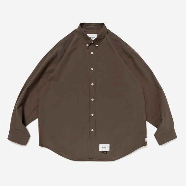 【WTAPS|ダブルタップス】BD 04 / LS / NYCO. BROADCLOTH. CORDURA®. OF(BROWN, NAVY)