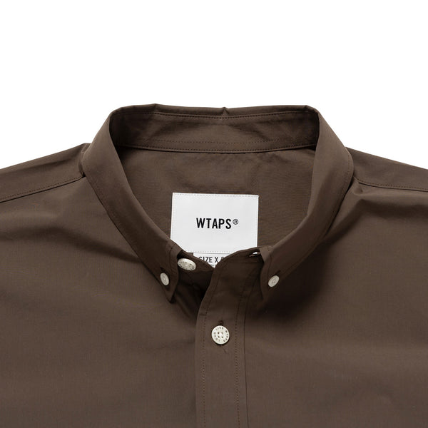 【WTAPS|ダブルタップス】BD 04 / LS / NYCO. BROADCLOTH. CORDURA®. OF(BROWN, NAVY)