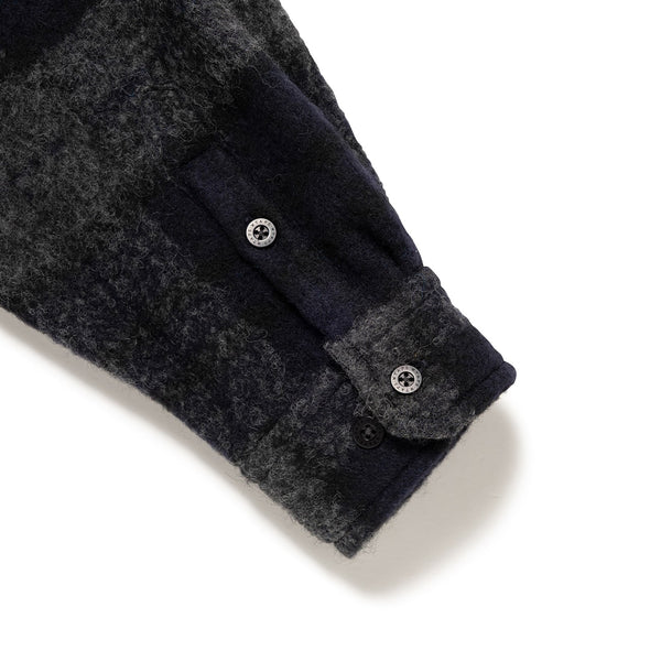 【WTAPS|ダブルタップス】TXT 02 / LS / WONY. TWEED. TEXTILE. OF/TXT 02 / LS / WONY.ツイード.テキスタイル.OF(CHARCOAL, GREIGE)