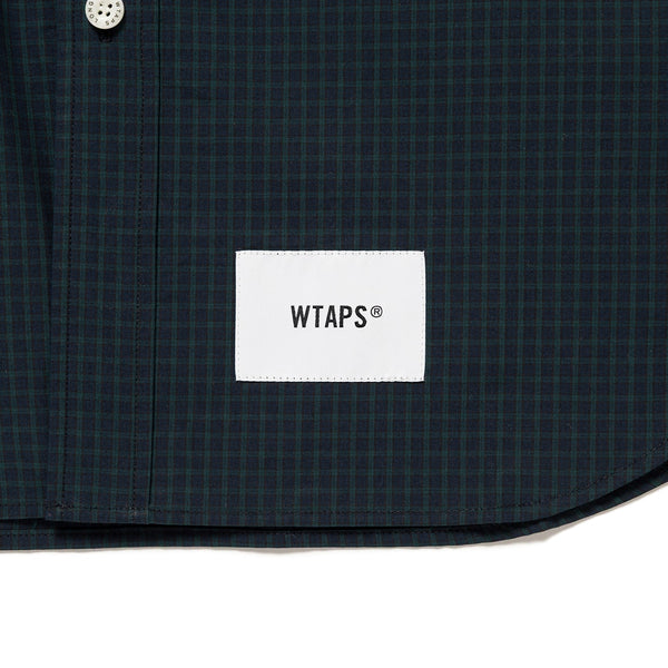 【WTAPS|ダブルタップス】BD 07 / LS / COTTON. BROADCLOTH. TEXTILE. OF/BD 07 / LS / コットンブロードクロステキスタイルOF(GREEN)