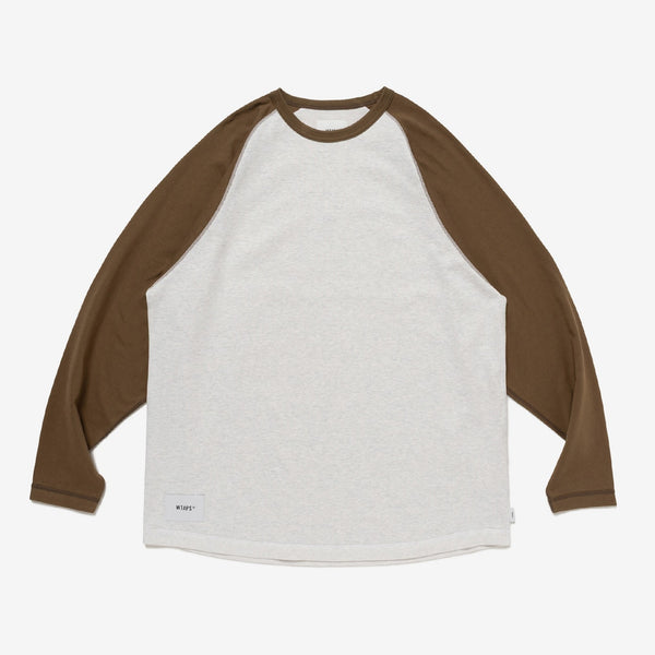 【WTAPS|ダブルタップス】IAN / LS / COTTON (BROWN X LT GRAY, BLACK X LT GRAY,BLACK X GRAY)