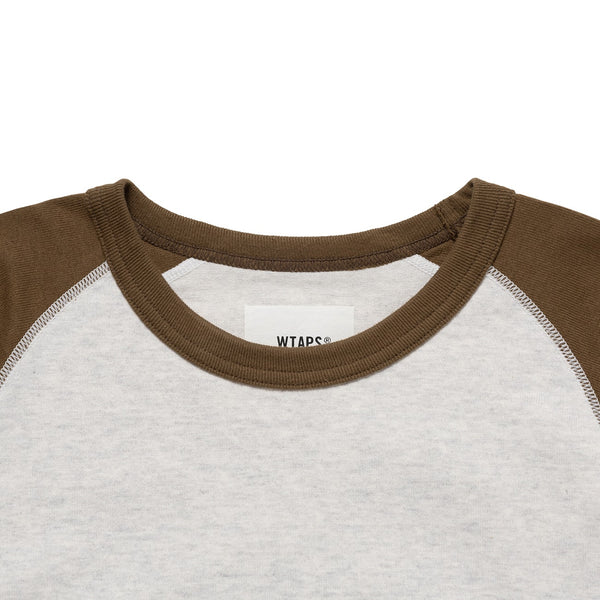 【WTAPS|ダブルタップス】IAN / LS / COTTON (BROWN X LT GRAY, BLACK X LT GRAY,BLACK X GRAY)