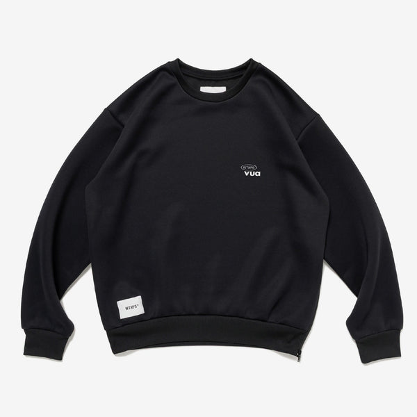 【WTAPS|ダブルタップス】 WOUND / SWEATER / POLY/ワウンドセーターポリ (BLACK)