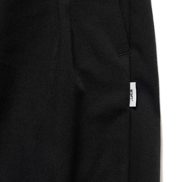 【WTAPS|ダブルタップス】TRDT1804 / TROUSERS / POLY. TWILL(BLACK)