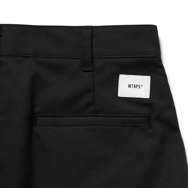 【WTAPS|ダブルタップス】TRDT1804 / TROUSERS / POLY. TWILL(BLACK)