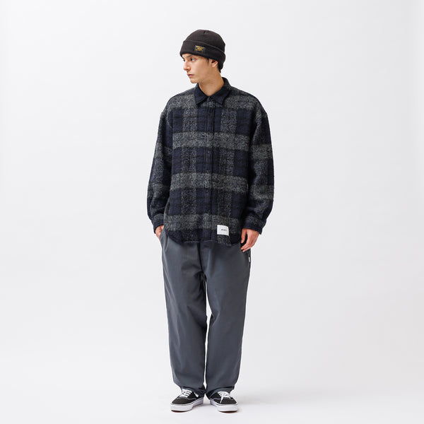 【WTAPS|ダブルタップス】TXT 02 / LS / WONY. TWEED. TEXTILE. OF/TXT 02 / LS / WONY.ツイード.テキスタイル.OF(CHARCOAL, GREIGE)
