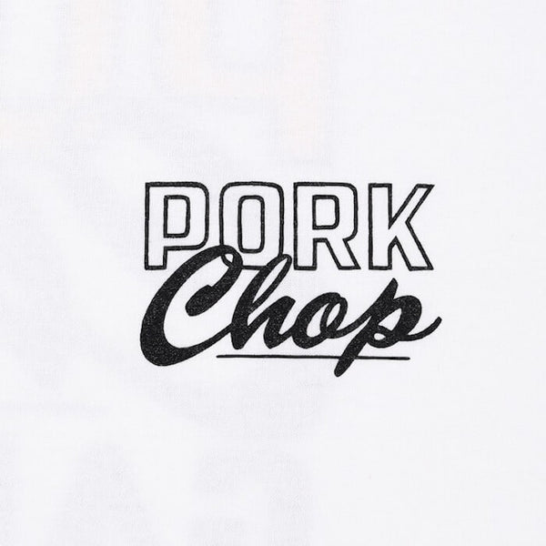 【PORKCHOP GARAGE SUPPLY|ポークチョップ ガレージ サプライ】MASA SCULP TEE B/マサスカルプ TEE B(WHITE)