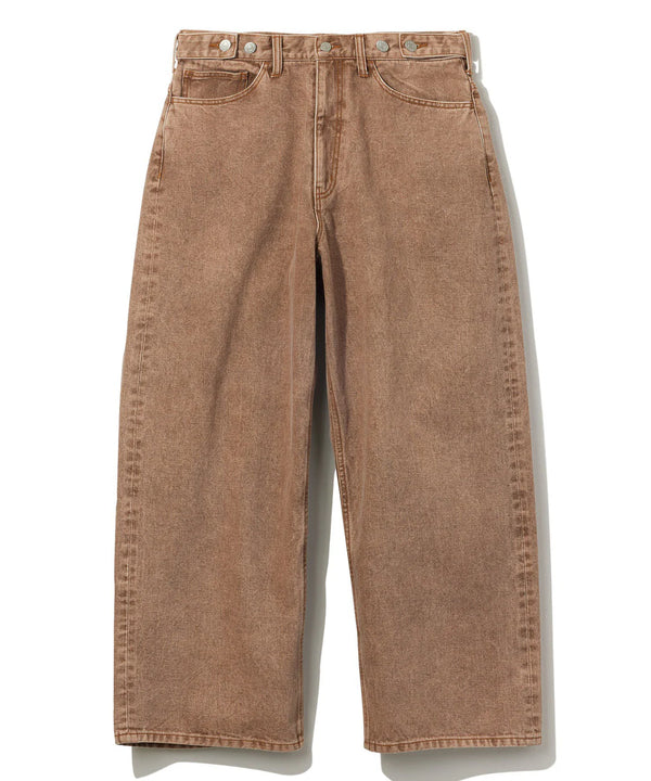 【X-LARGE|エクストララージ】BAGGY DENIM PANTS/バギーデニムパンツ(BROWN , GREEN)
