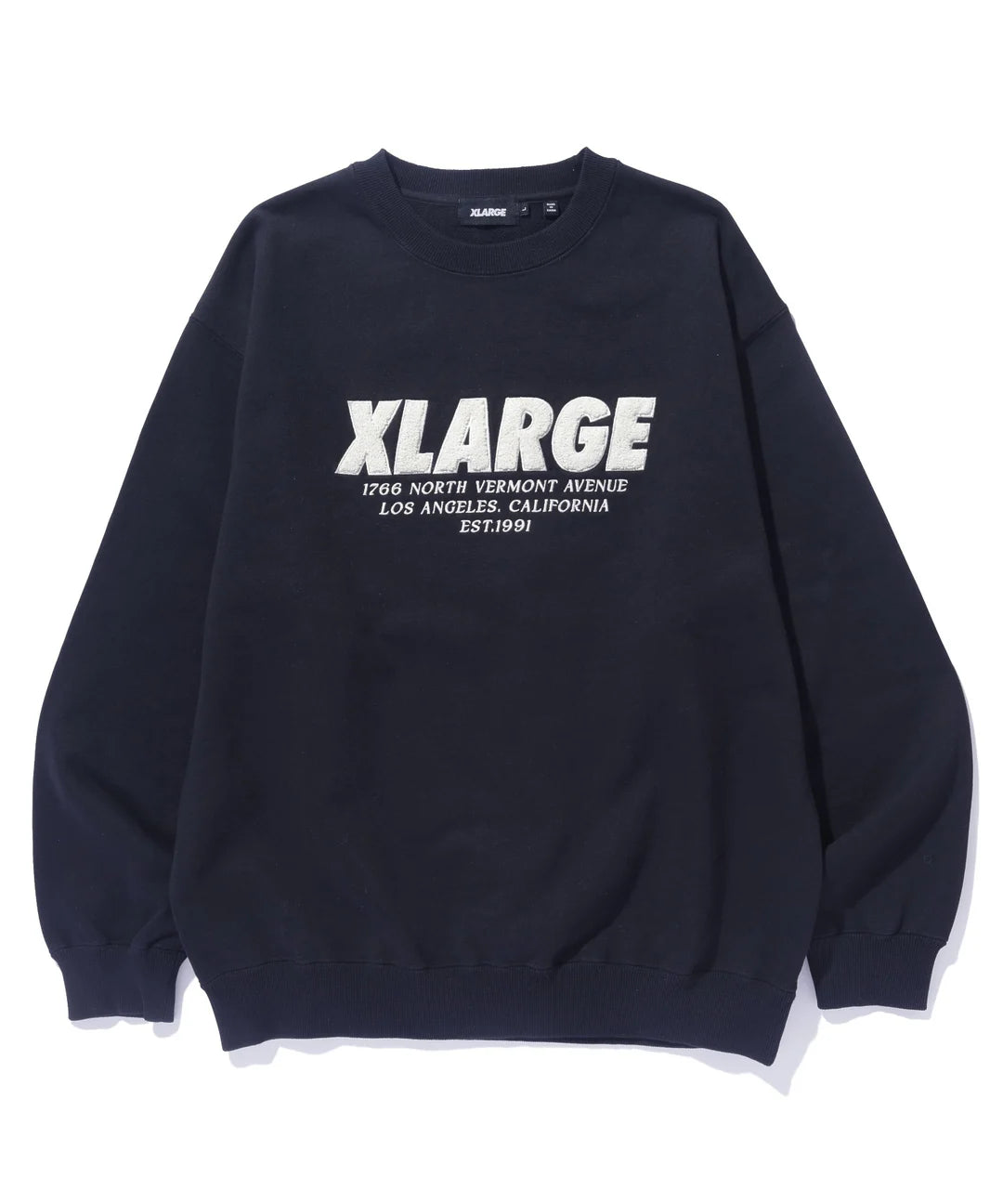 シェニールロゴクルーネックスウェットシャツ(BLACK) X-LARGE(エクストララージ) 公式通販 正規取扱店 インセクト 島根 松江 –  STREAM