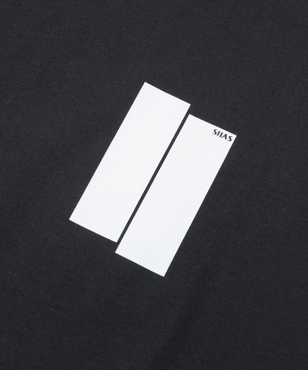 【SILAS】RECTANGLE LOGO S/S TEE/レクタングルロゴS/Sティー(WHITE , BLACK)