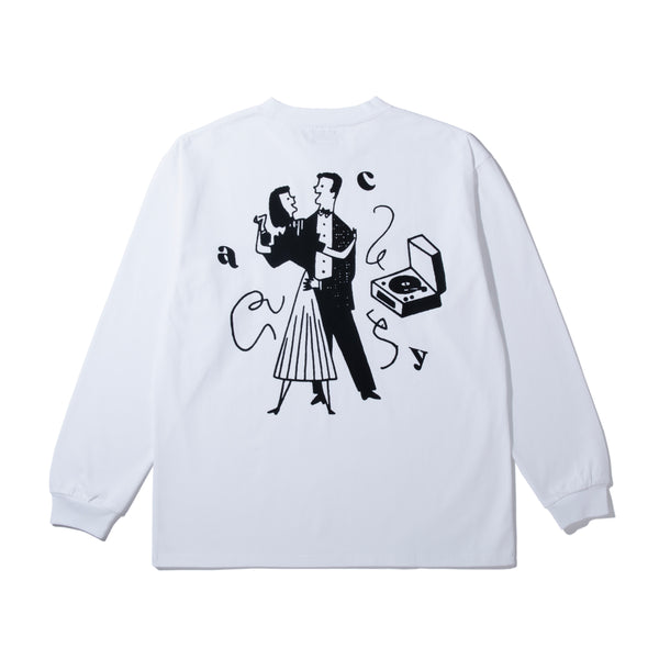 【ACY|エーシー】JOY L/S TEE/JOY LS Tシャツ(WHITE)