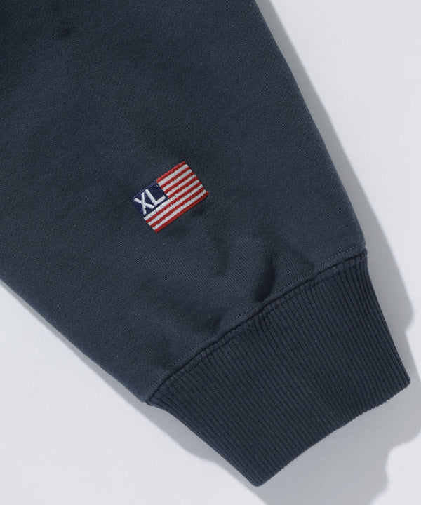 【X-LARGE|エクストララージ】ARCH LOGO PULLOVER HOODED SWEATSHIRT/アーチロゴプルオーバーフーデッドスウェットシャツ(BROWN , NAVY)