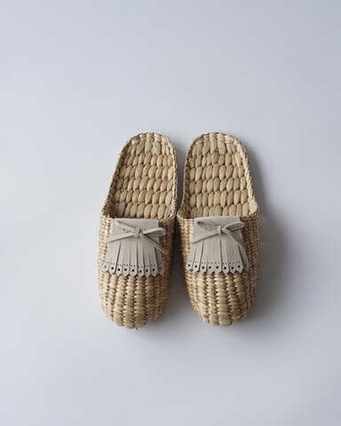 SLIPPER QUILT TONGUE|スリッパ キルトタン(SAND BEIGE)