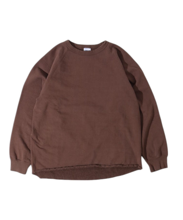 【WALLA WALLA SPORT|ワラワラスポーツ】13oz CREW SWEAT SHIRT(DARK BROWN , USED BLACK , OLD GREEN , NAVY PURPLE) 26FW 正規取扱店舗 公式オンライン通販 島根 松江 スウェット クルーネック