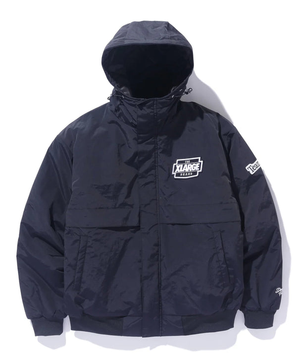 NYLON PUFFER JACKET/ナイロンパファージャケット(BLACK)