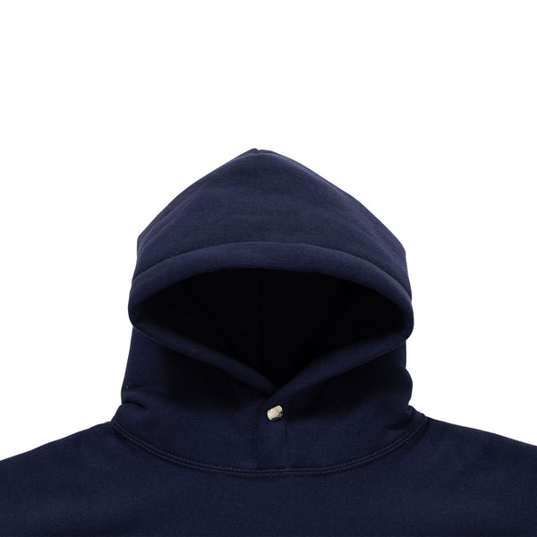 SIGNATURE SNAP FLEECE HOODIE/シグネイチャー スナップ フリースフーディー(NAVY)