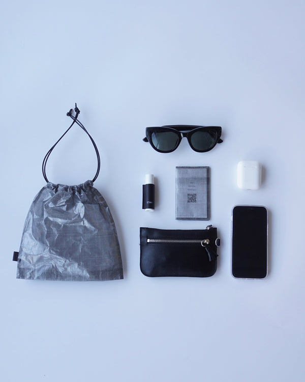 【STAN | スタン】DCF PURSE LEATHER CORD/DCF パースレザーコード(WHITE)