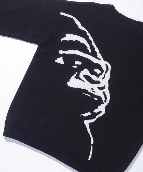 【X-LARGE|エクストララージ】OG CREWNECK KNIT/OGクルーネックニット(BLACK)