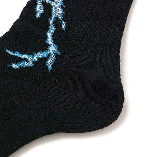 【CHALLENGER|チャレンジャー】THUNDER SOCKS/サンダーソックス(BLACK)