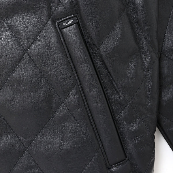 【CHALLENGER|チャレンジャー】QUILTING LEATHER JACKET/キルティングレザージャケット(GRAY,BLACK)
