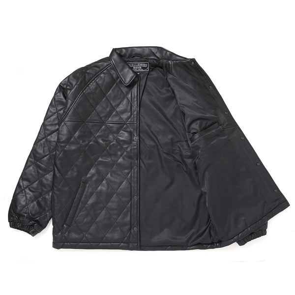 【CHALLENGER|チャレンジャー】QUILTING LEATHER JACKET/キルティングレザージャケット(GRAY,BLACK)