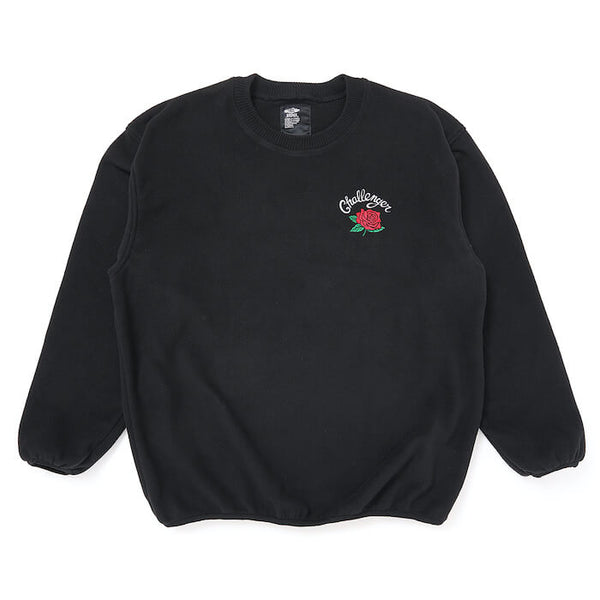 【CHALLENGER|チャレンジャー】ROSE C/N FLEECE/ローズC/Nフリース(BLUE,CHARCOAL,BLACK)