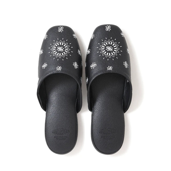 【CHALLENGER|チャレンジャー】BANDANA SLIPPERS/バンダナスリッパ(NAVY,BLACK)