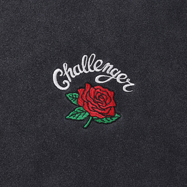 【CHALLENGER|チャレンジャー】ROSE ZIP HOODIE/ローズジップフーディー(BLACK, GRAY)