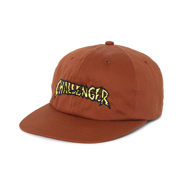 【CHALLENGER|チャレンジャー】CRASH LOGO CAP|クラッシュロゴキャップ(BLACK,BROWN)