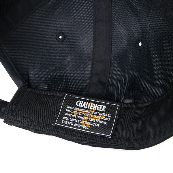 【CHALLENGER|チャレンジャー】CRASH LOGO CAP|クラッシュロゴキャップ(BLACK,BROWN)