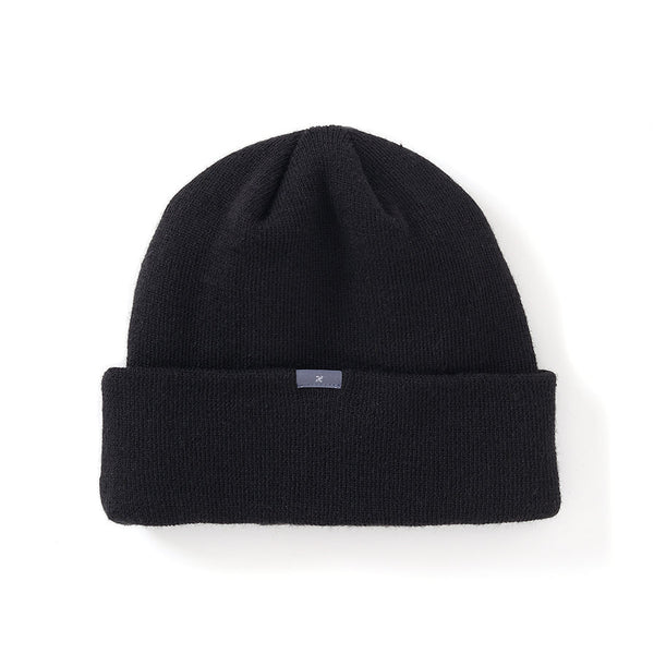 CRUSH LOGO KNIT CAP 
BLACK
