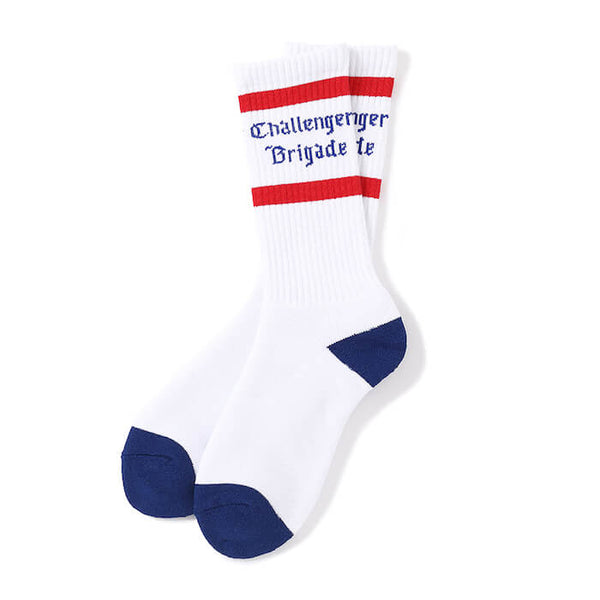 【CHALLENGER|チャレンジャー】CLASSIC LOGO SOCKS/クラッシックロゴソックス(BLACK, WHITE)