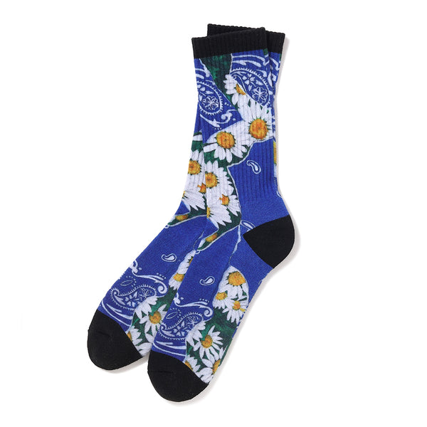 【CHALLENGER|チャレンジャー】DAISY SOCKS /デイジーソックス(BLUE)