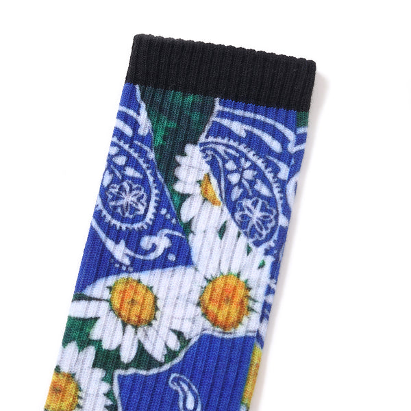 【CHALLENGER|チャレンジャー】DAISY SOCKS /デイジーソックス(BLUE)
