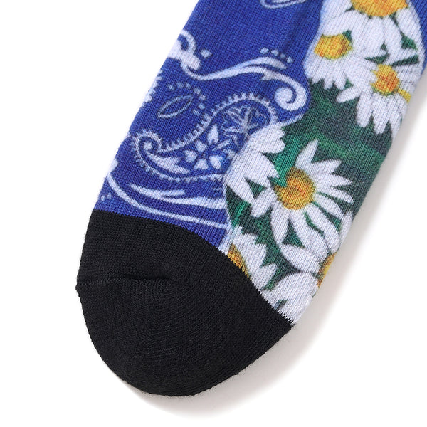 【CHALLENGER|チャレンジャー】DAISY SOCKS /デイジーソックス(BLUE)