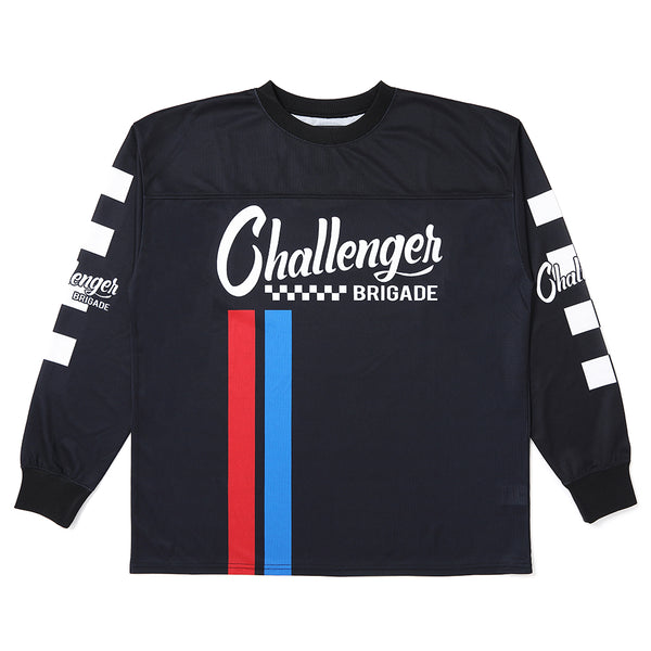 【CHALLENGER|チャレンジャー】CHALLENGER/L/S RACING TEE (BLACK)