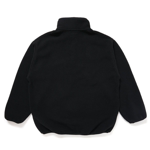 PULLOVER LOGO FLEECE/プルオーバー ロゴ フリース(BLACK)