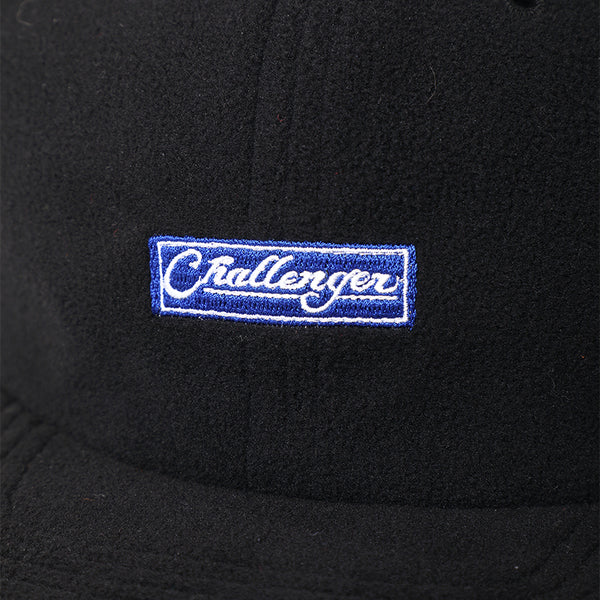 BAR LOGO FLEECE CAP/バーロゴ フリース キャップ(BLACK)