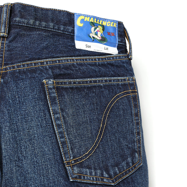 【CHALLENGER|チャレンジャー】CLASSIC WASHED DENIMI PANTS/クラシック ウォッシュド デニム パンツ(WASHED INDIGO)