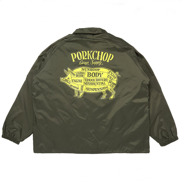 【PORKCHOP GARAGE SUPPLY|ポークチョップ ガレージ サプライ】BOA COACH JKT 24 / ボア コーチ ジャケット 24 (OLIVE)