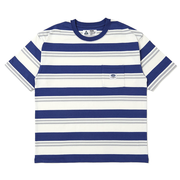 【CHALLENGER|チャレンジャー】S/S BORDER TEE/S/SボーダーTEE(BLUE ×WHIT)