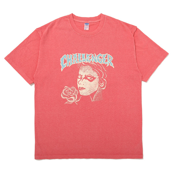 【CHALLENGER|チャレンジャー】PUNK GIRL TEE/パンクガールTEE  (LT CHERRY)