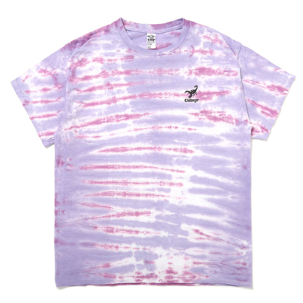 【CHALLENGER|チャレンジャー】TIE DYE SCORPION TEE (LT PURPLE)