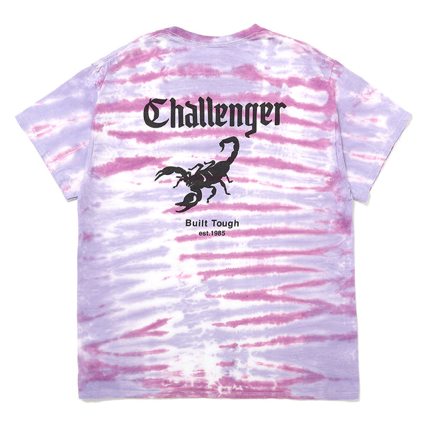 【CHALLENGER|チャレンジャー】TIE DYE SCORPION TEE (LT PURPLE)