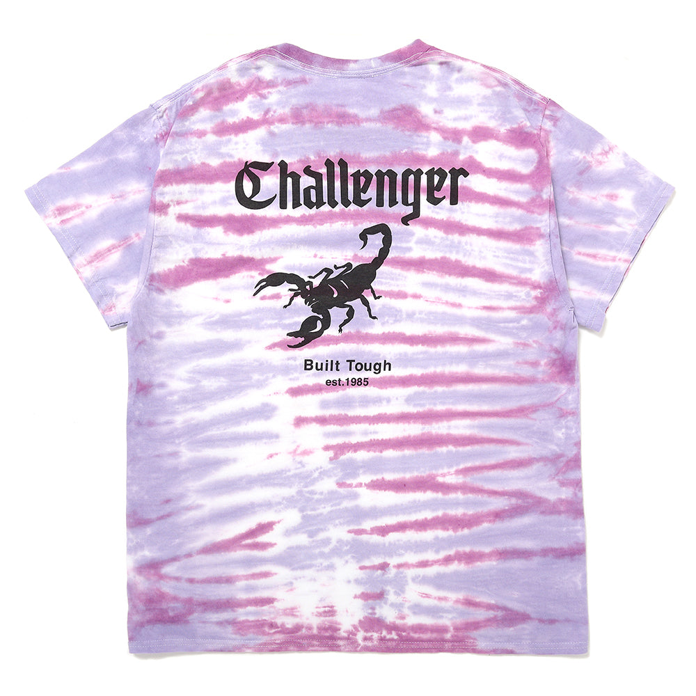 CHALLENGER|チャレンジャー】TIE DYE SCORPION TEE (LT PURPLE